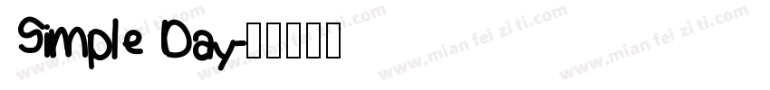 Simple Day字体转换